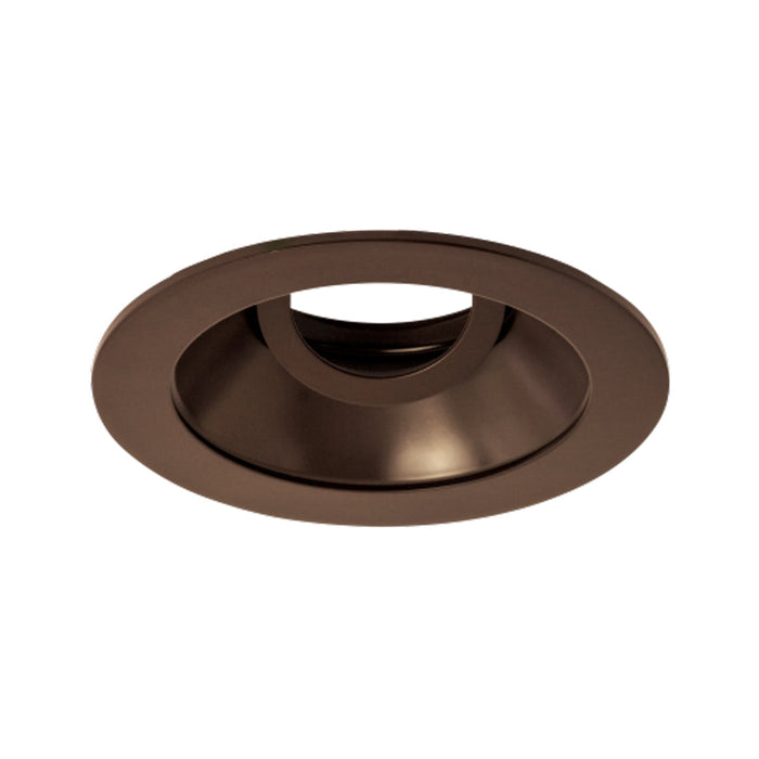 Pex™ 4" Round Adjustable Reflector in Bronze (Clear Glass Lens).