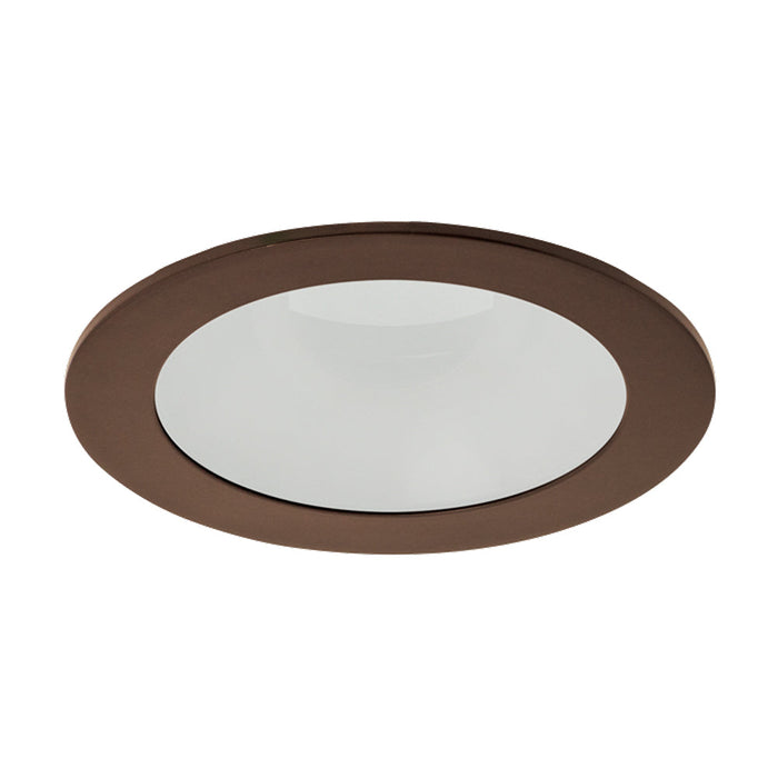 Pex™ 4" Round Adjustable Reflector in Bronze (Frosted Lens).