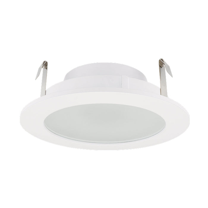 Pex™ 4" Round Adjustable Reflector in White (Frosted Lens).