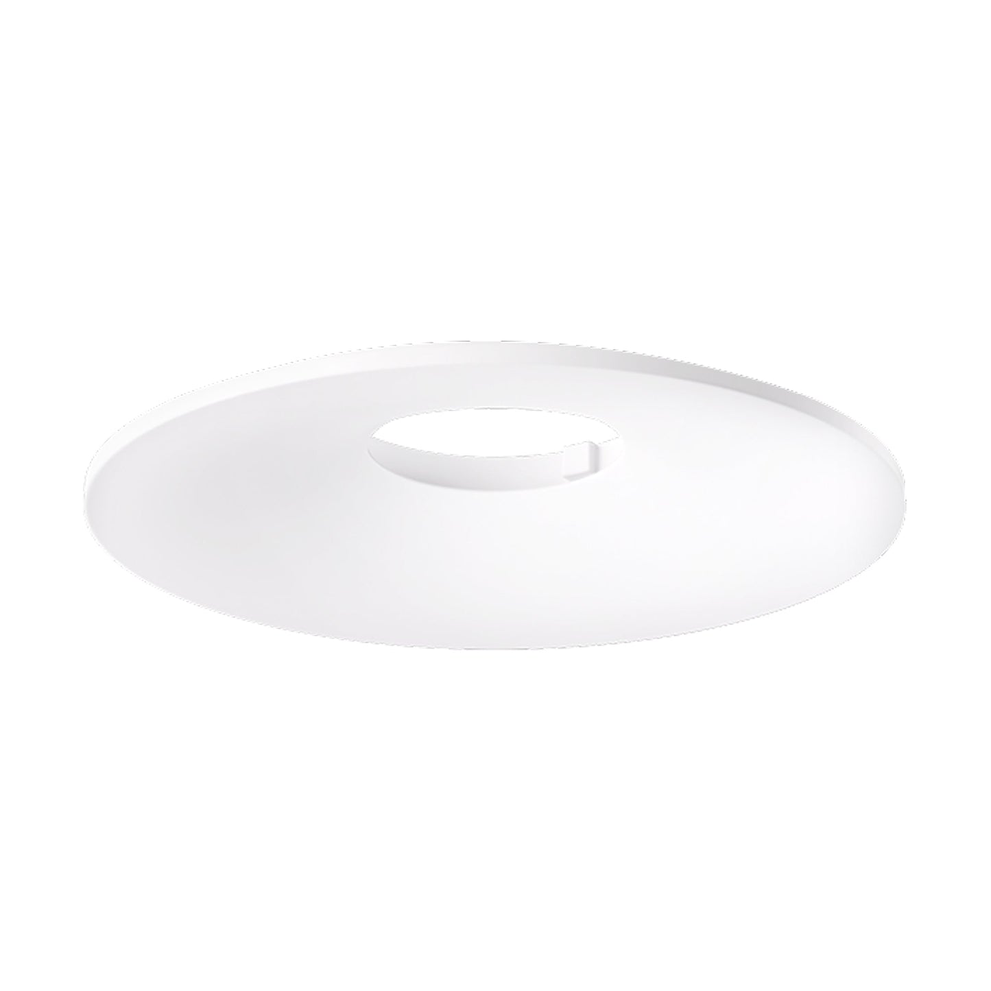 Pex™ 4" Round Curved Reflector in White.