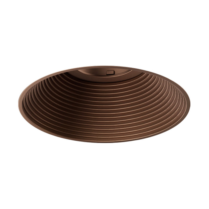 Pex™ 4" Round Trimless Adjustable Baffle Trim in Bronze.