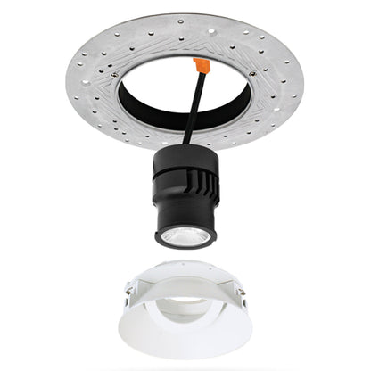 Pex™ 4" Round Trimless Adjustable Baffle Trim in Detail.