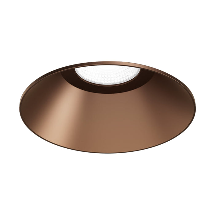 Pex™ 4" Round Trimless Smooth Reflector Trim in Bronze.