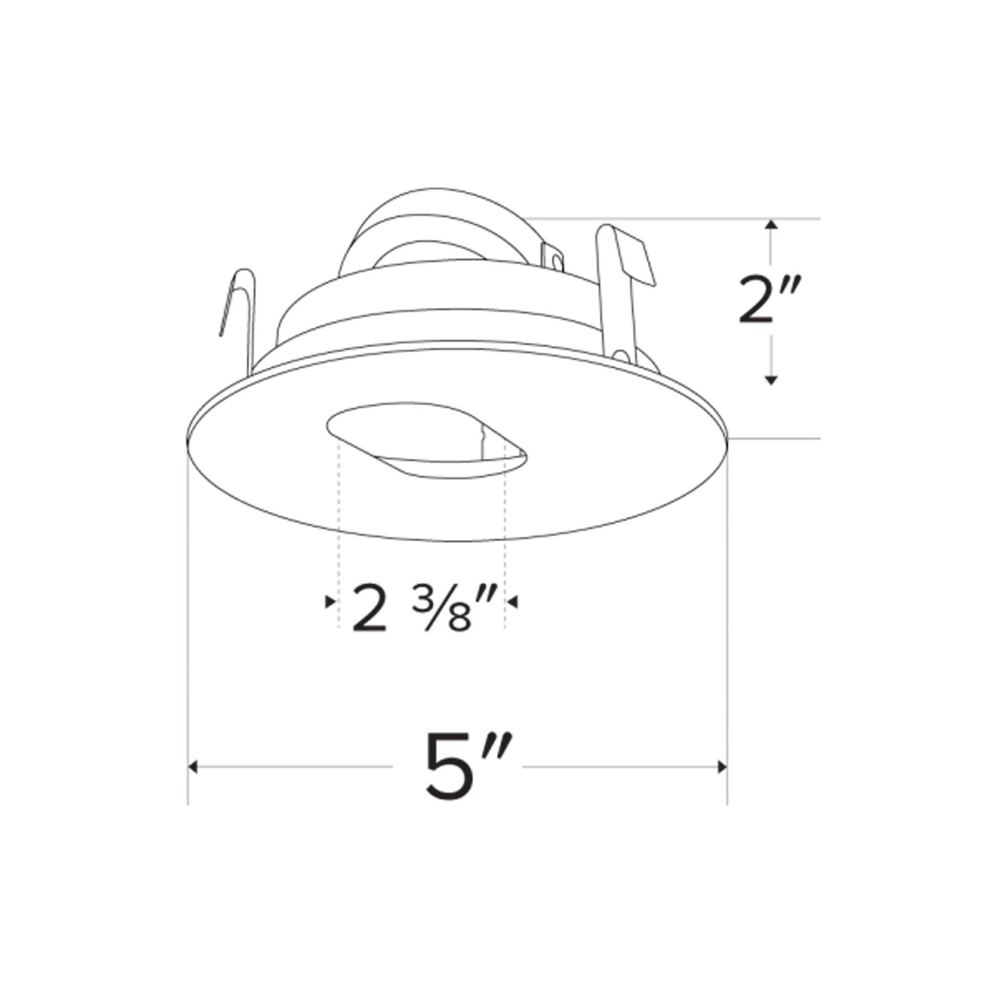 Pex™ 4" Slot Aperture - line drawing.