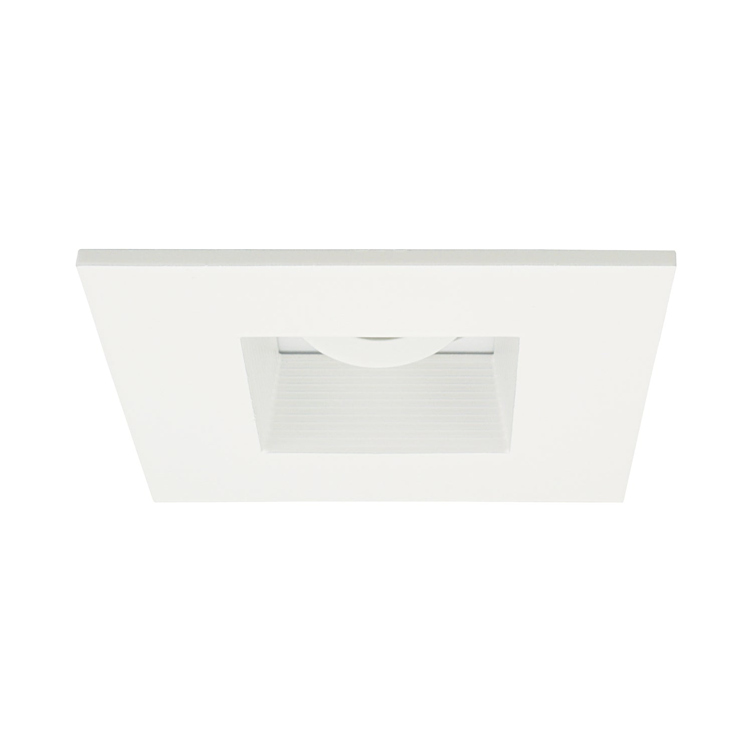 Pex™ 4" Square Adjustable Baffle in White.