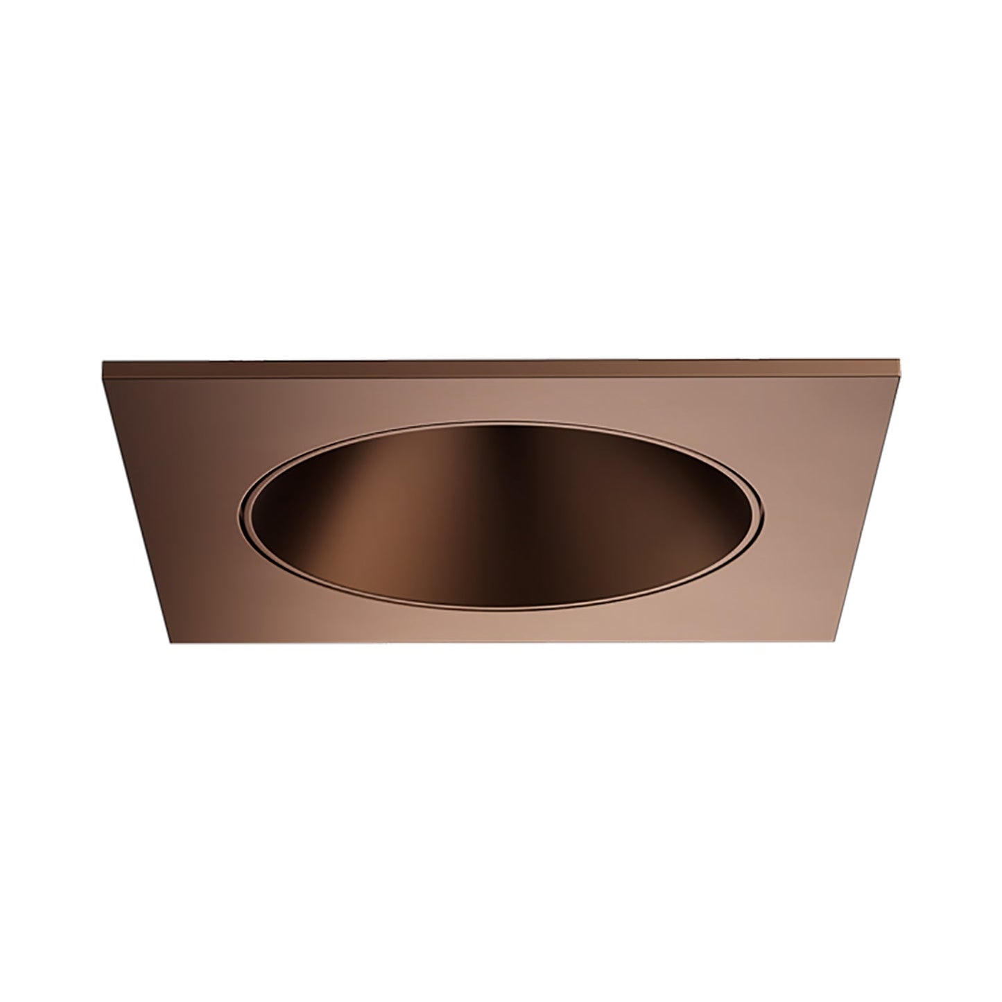 Pex™ 4" Square Deep Reflector in Bronze.