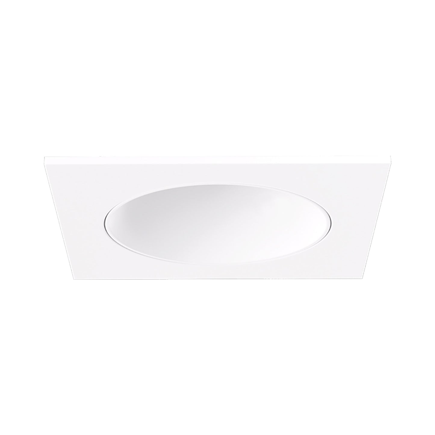 Pex™ 4" Square Deep Reflector in White.