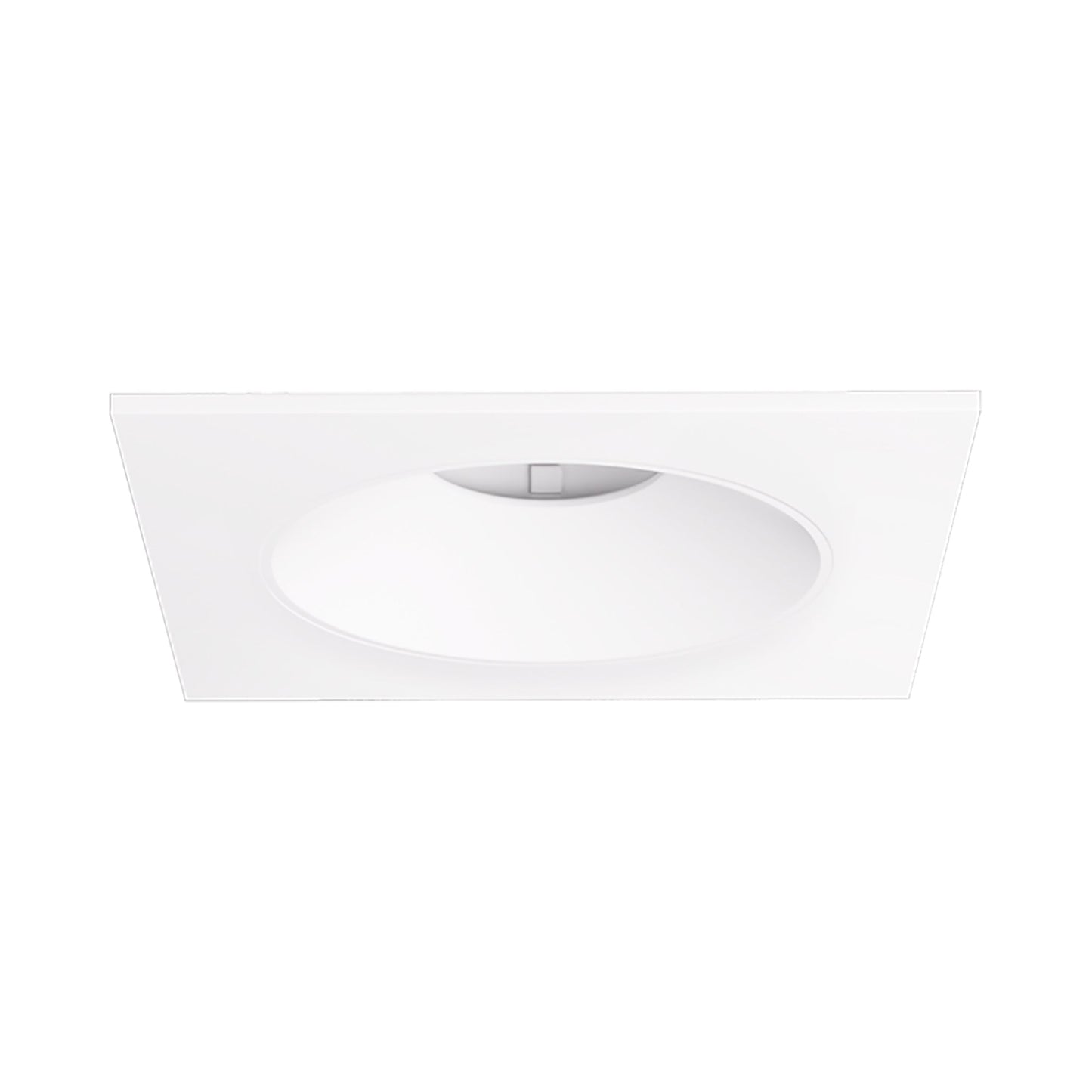 Pex™ 4" Square Shallow Reflector in White.