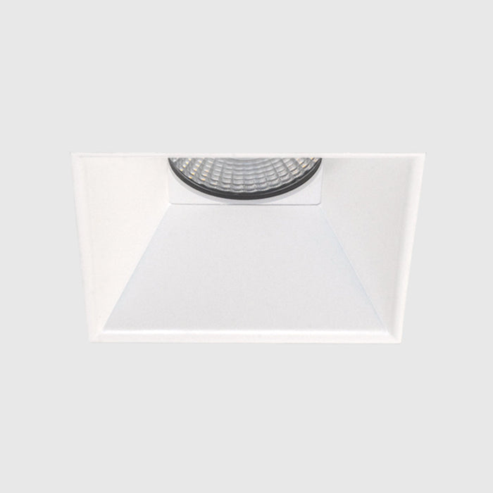 Pex™ 4" Square Trimless Smooth Reflector Trim in Detail.