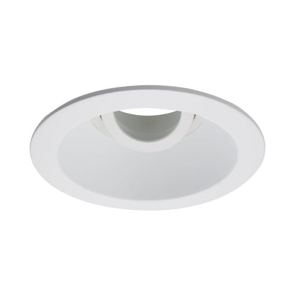 Unique™ 4" Round Deep Reflector in White.