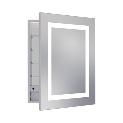 Ambiance LED Mirrored Cabinet Right Door Swing (Small).