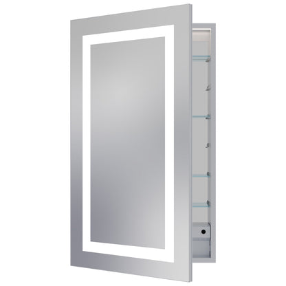 Ambiance LED Mirrored Cabinet Left Door Swing (Large).
