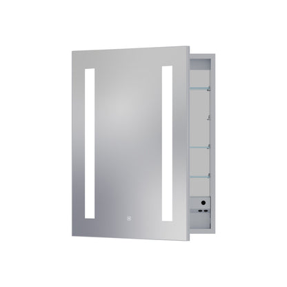 Ascension LED Mirrored Cabinet Left Door Swing (Small).