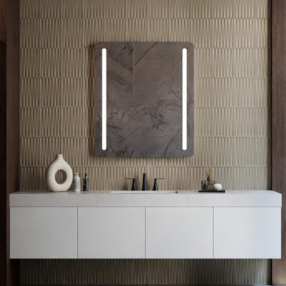 Bela LED Lighted Mirror in bathroom.
