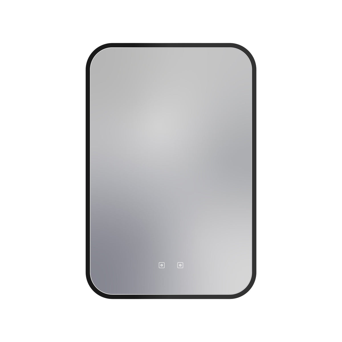 Eminence LED Lighted Mirror in Matte Black (36-Inch).