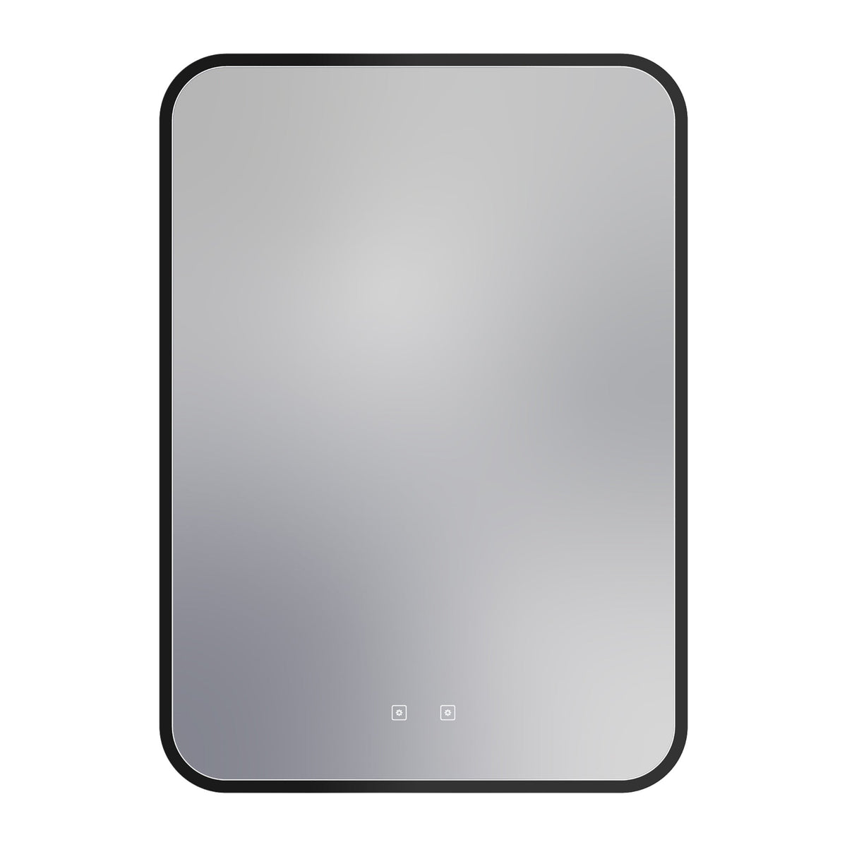 Eminence LED Lighted Mirror in Matte Black (42-Inch).