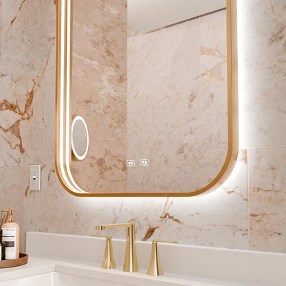 Eminence LED Lighted Mirror in Detail.