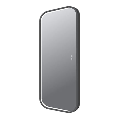 Eminence LED Lighted Mirror in Matte Black (60-Inch).