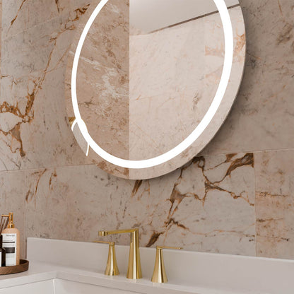 Eternity LED Lighted Mirror in Detail.