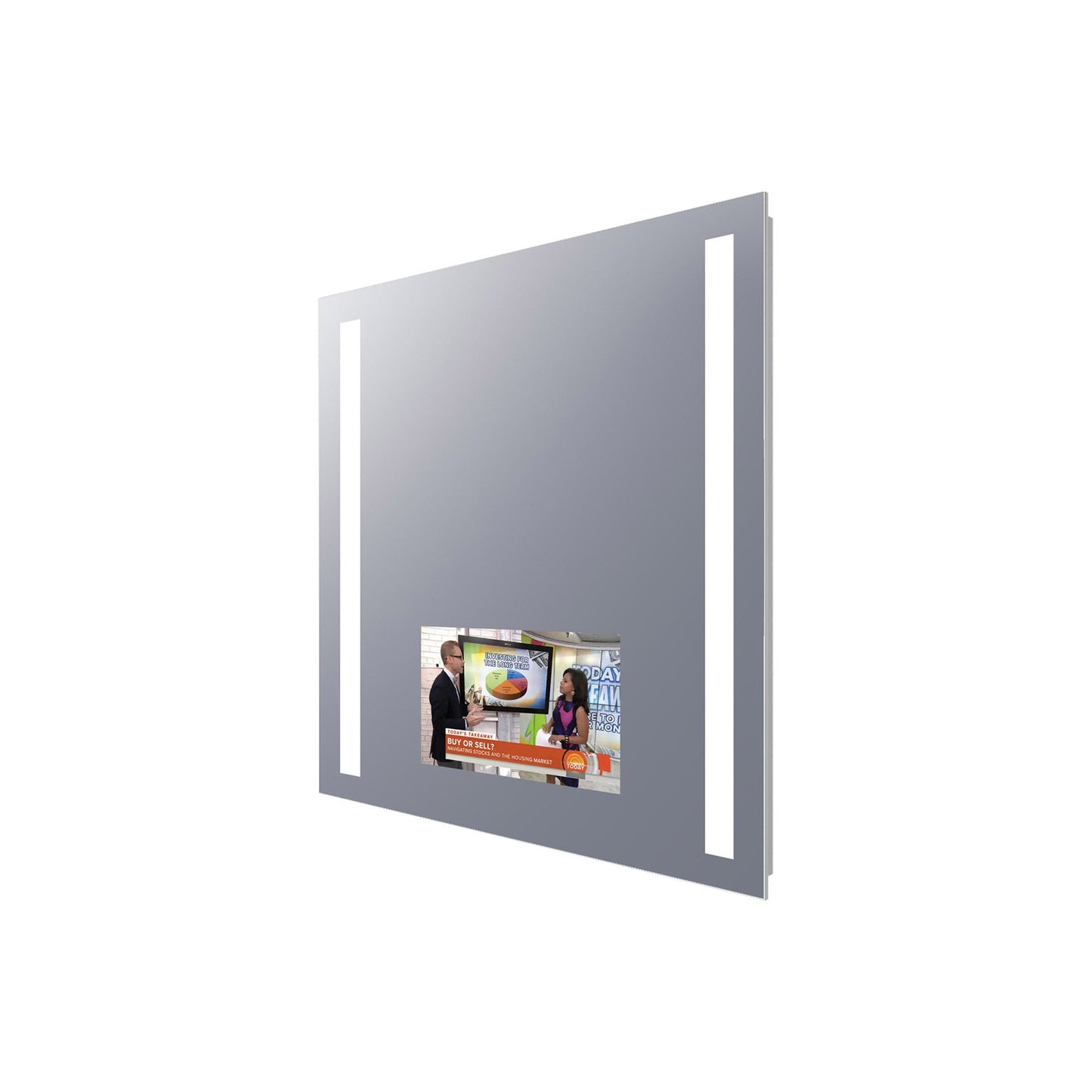 Fusion LED Mirror TV (30"L X 42"H).