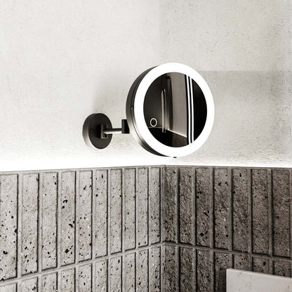 Glamour LED Makeup Mirror in bathroom.