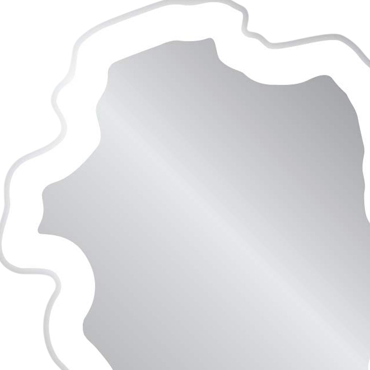 Isola LED Lighted Mirror in Detail.