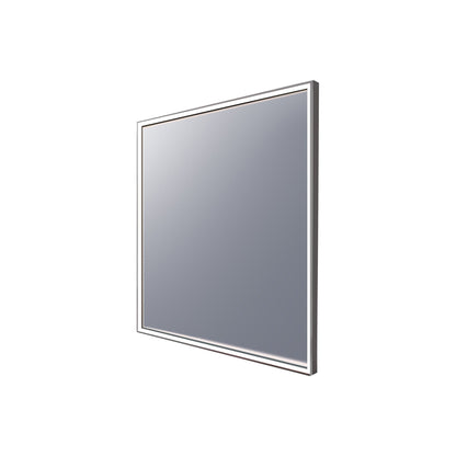 Radiance LED Lighted Mirror in Etched Chrome (24-Inch).