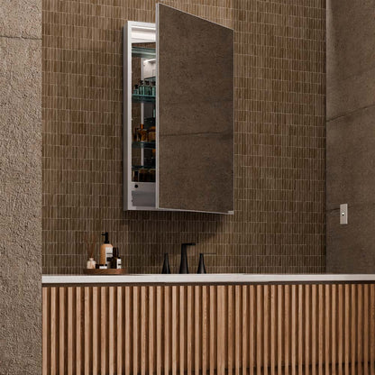 Simplicity Mirrored Cabinet in bathroom.