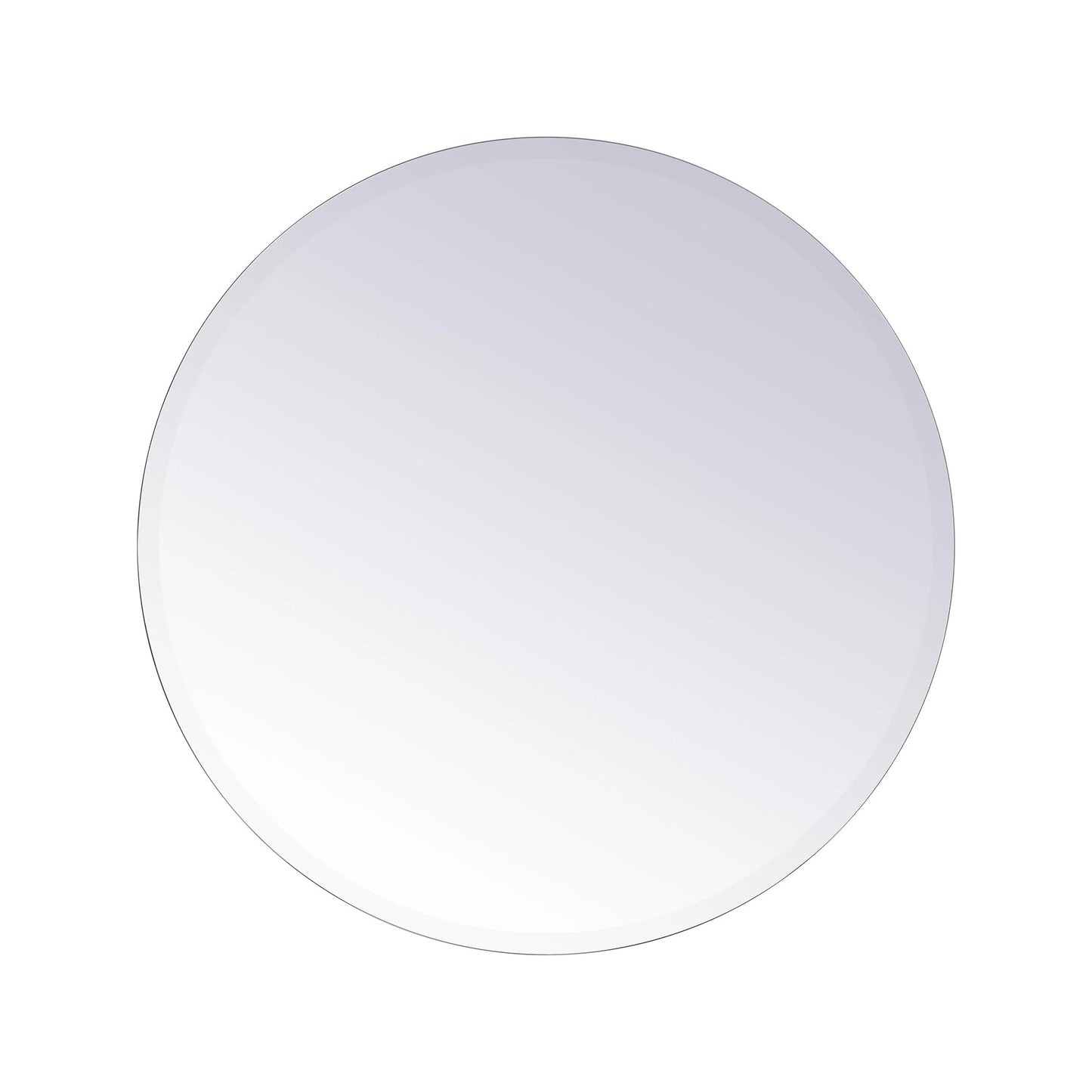 Elegant Round Mirror (28-Inch).