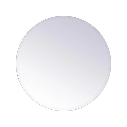 Elegant Round Mirror (28-Inch).