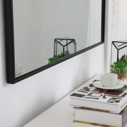 Elegant Square Framed Mirror in Detail.