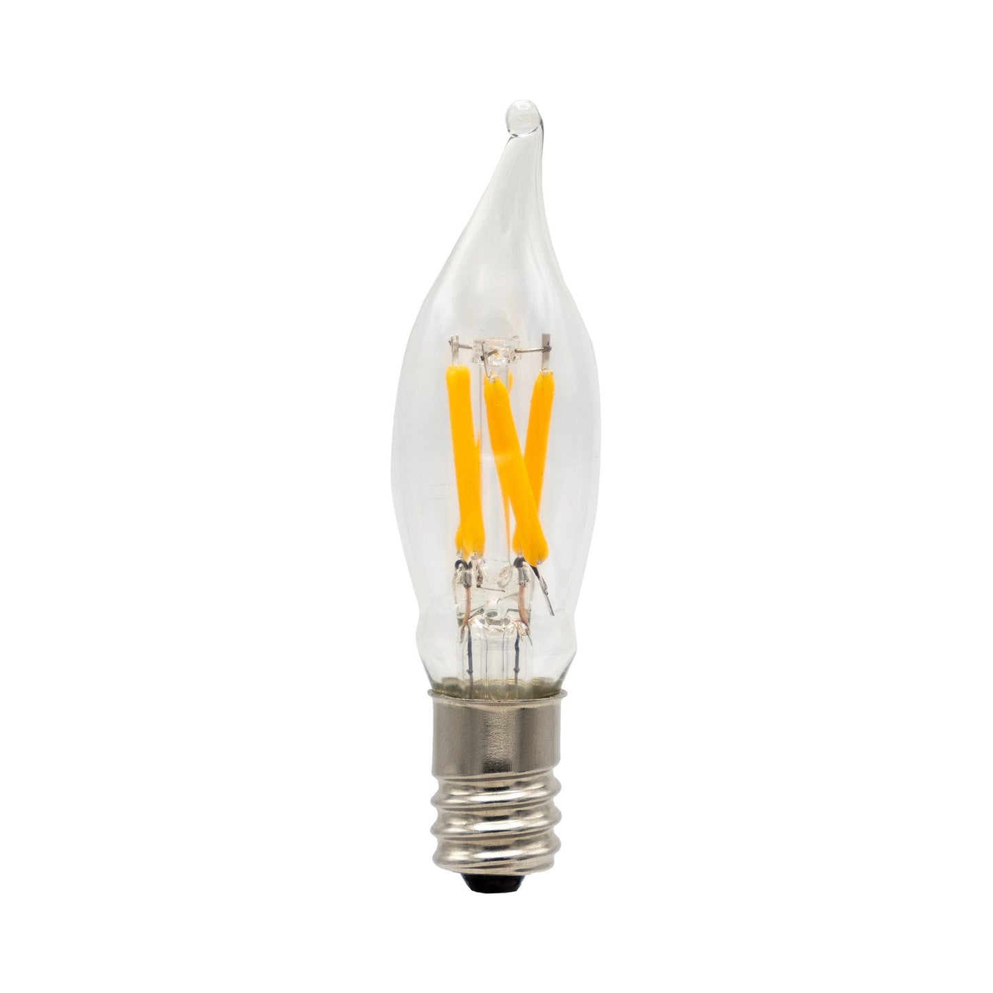 Emeryallen Candle Shaped E12 Base C6 Type 120V LED Bulb in Clear.