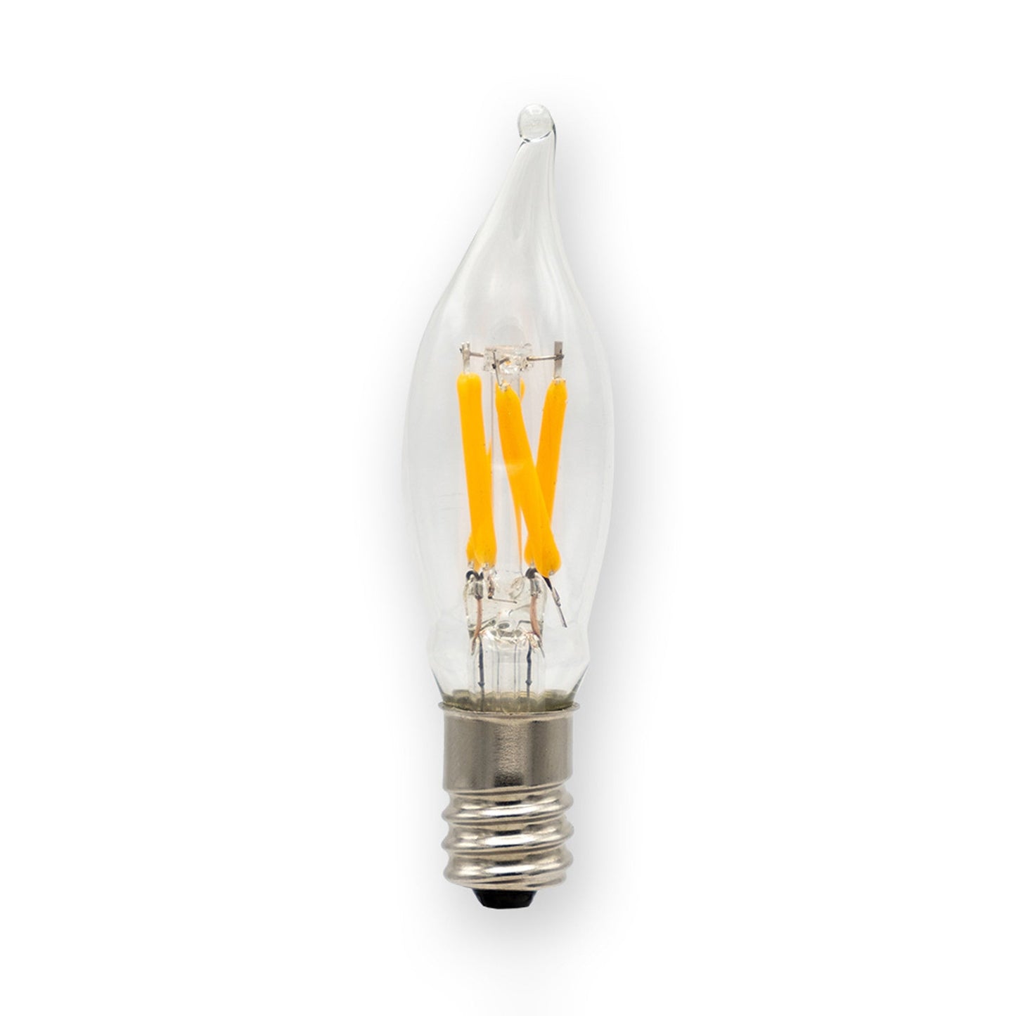Emeryallen Candle Shaped E12 Base C6 Type 120V LED Bulb in Detail.