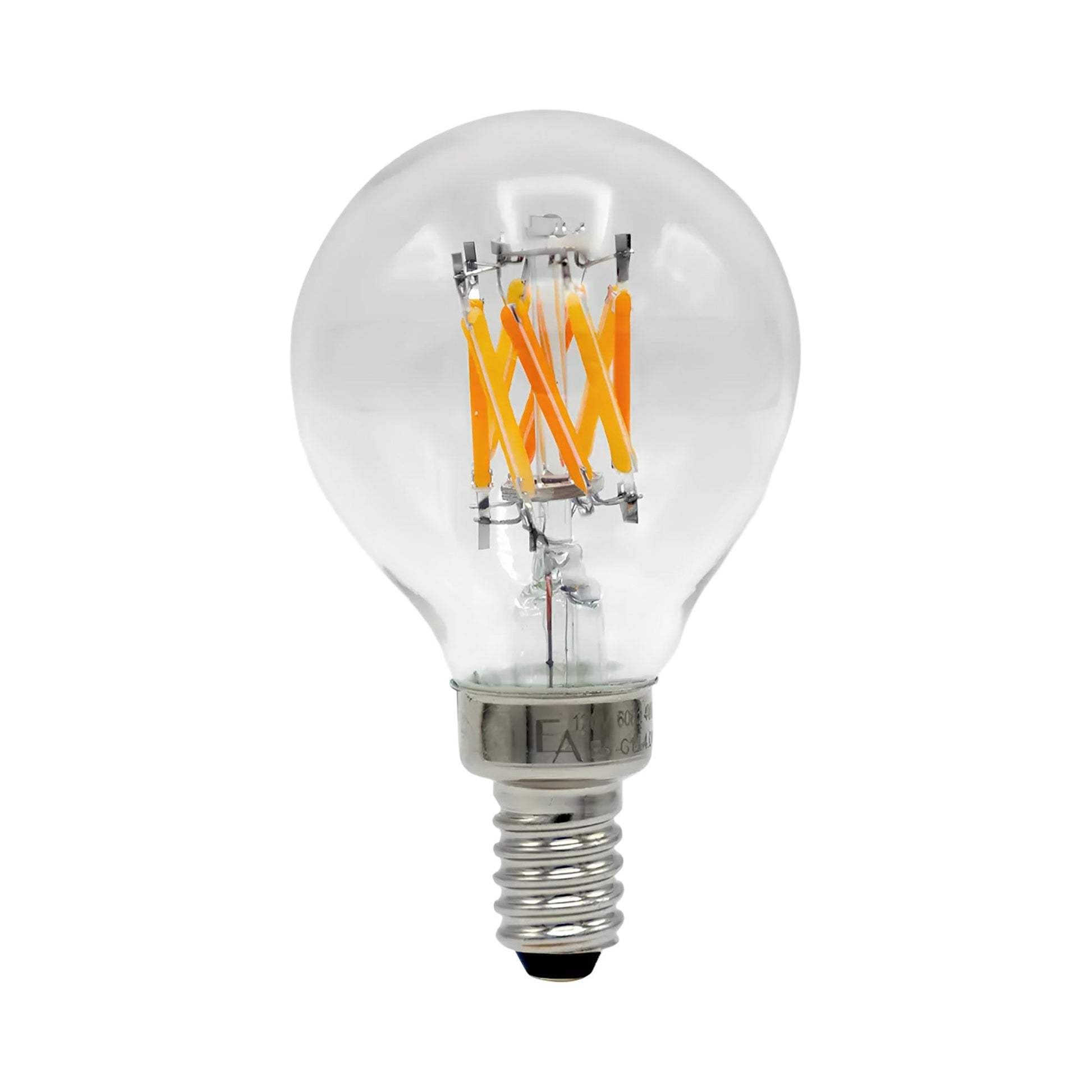 Emeryallen Dim to Warm G14 Globe Shaped E12 Base 120V LED Bulb.