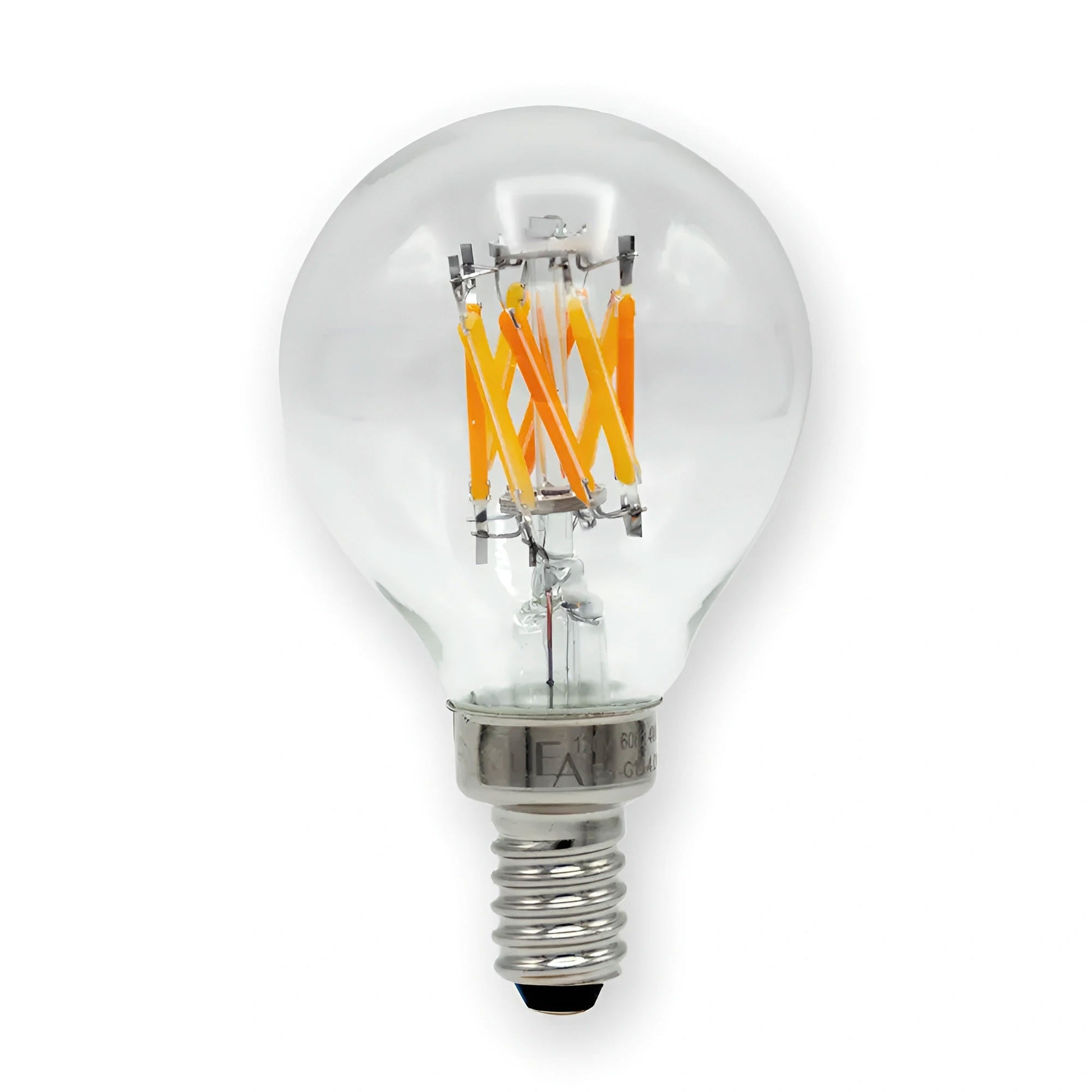 Emeryallen Dim to Warm G14 Globe Shaped E12 Base 120V LED Bulb in Detail.