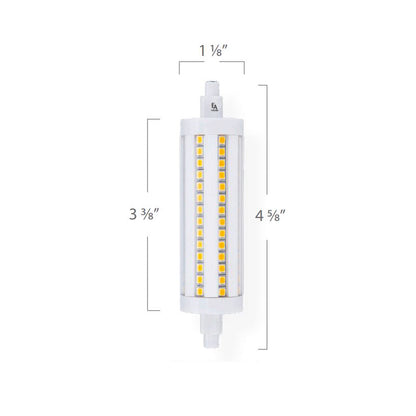 Emeryallen Double Ended R7S 120V Mini LED Bulb - line drawing.