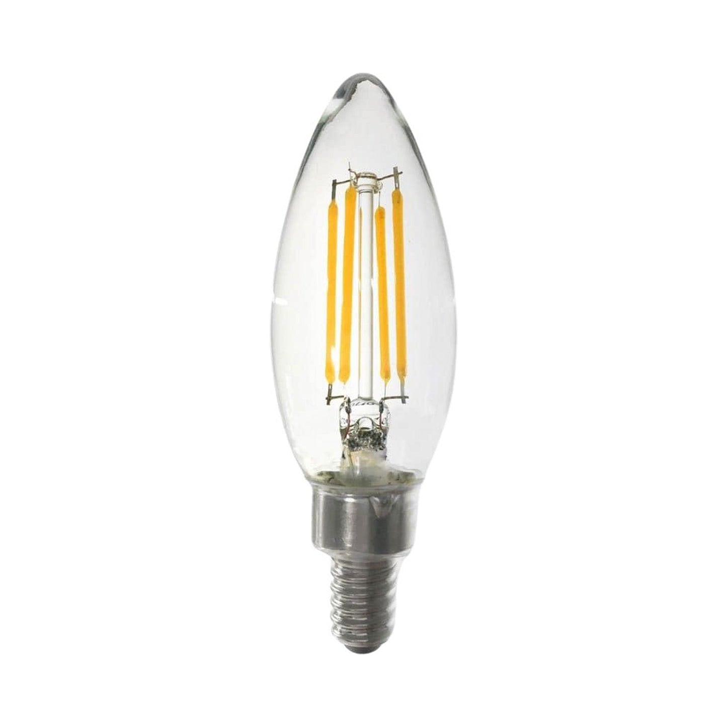 Emeryallen Torpedo Shaped E12 Base B10 Type 120V Mini LED Bulb (2700K/3.5W).
