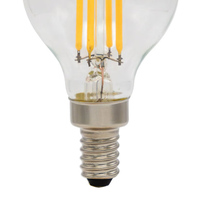 Emeryallen G14 Globe Shaped E12 Base 120V LED Bulb in Detail.