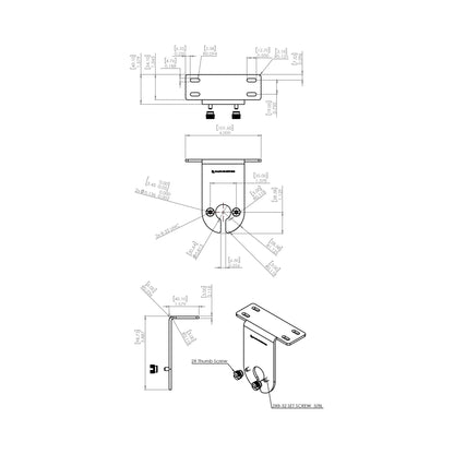 Ranger Pro Accessories - line drawing.
