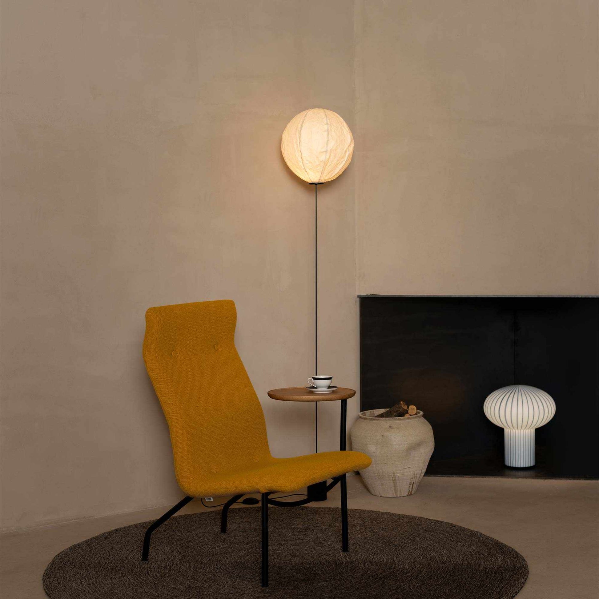Cho LED Floor Lamp in living room.