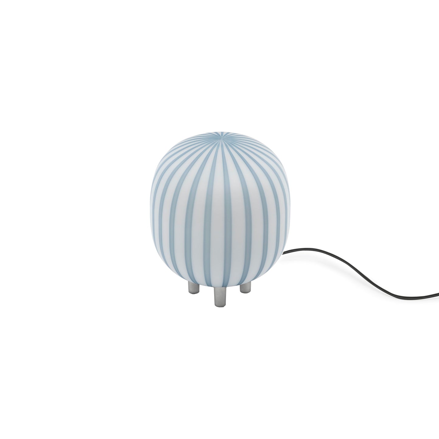 Filigrana Cylinder LED Table Lamp in Blue.