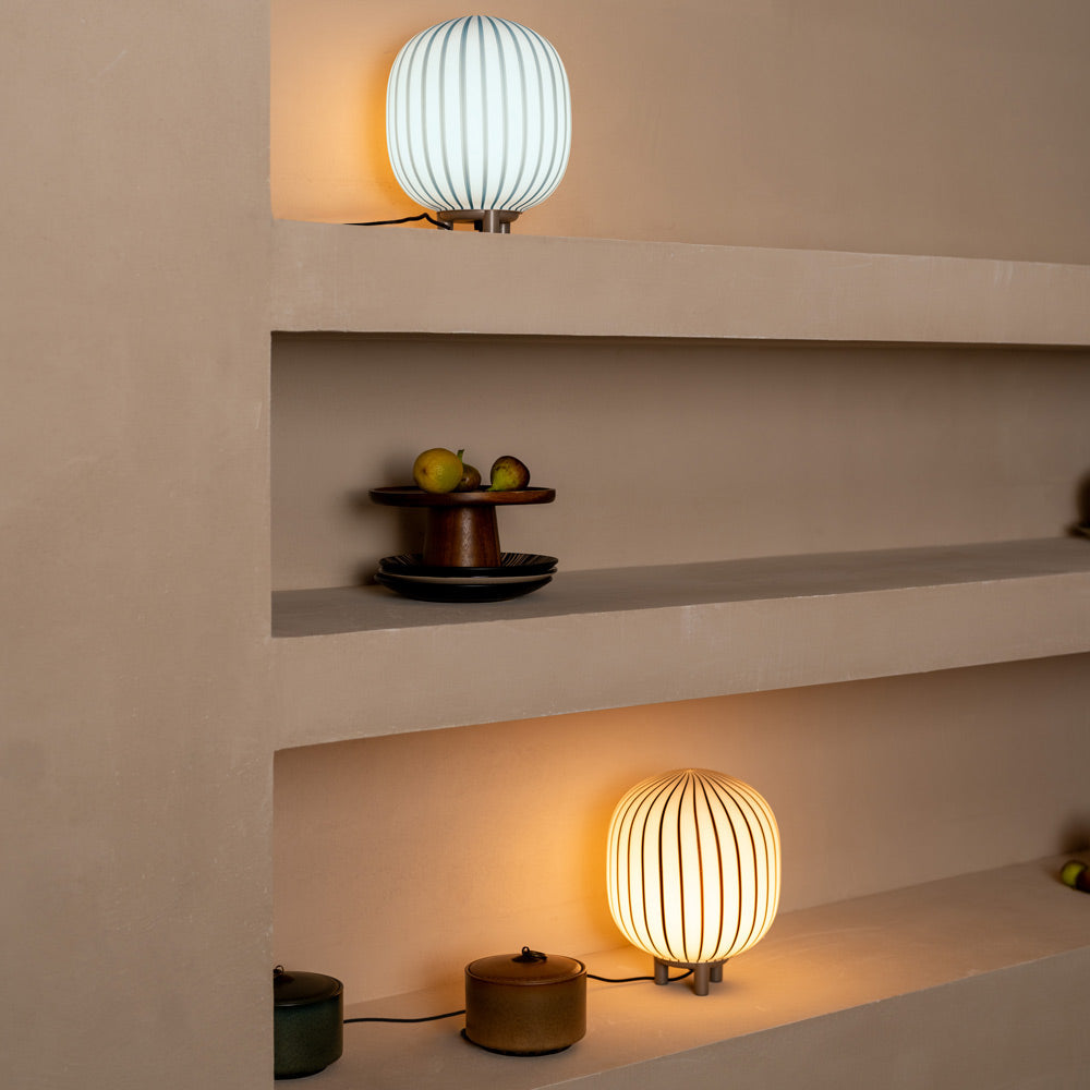 Filigrana Cylinder LED Table Lamp in Detail.