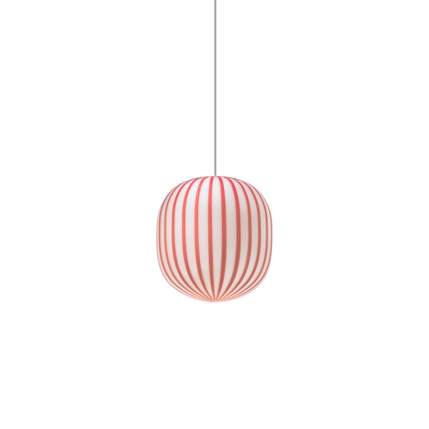 Filigrana Cylinder Pendant Light in Red.
