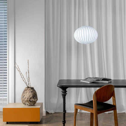 Filigrana Ellipse Pendant Light in living room.