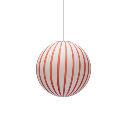Filigrana Globe Pendant Light in Red.