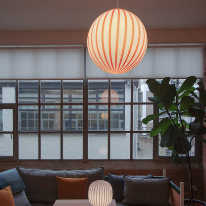 Filigrana Globe Pendant Light in living room.