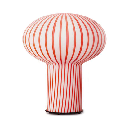 Filigrana Mushroom LED Table Lamp in Red.