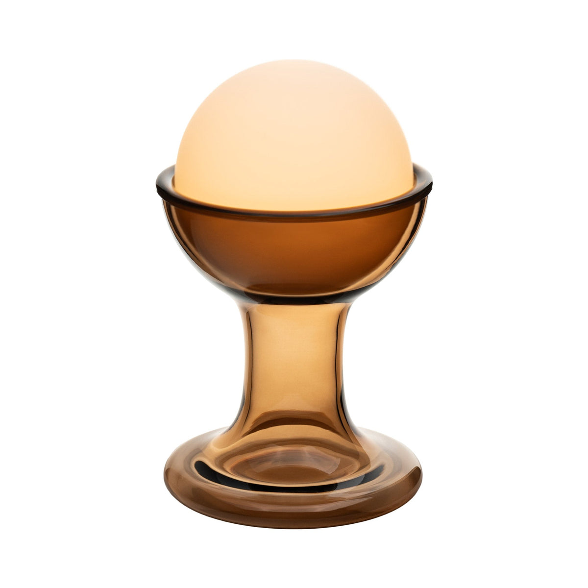 Gelato Rechargeable LED Table Lamp in Caramel.