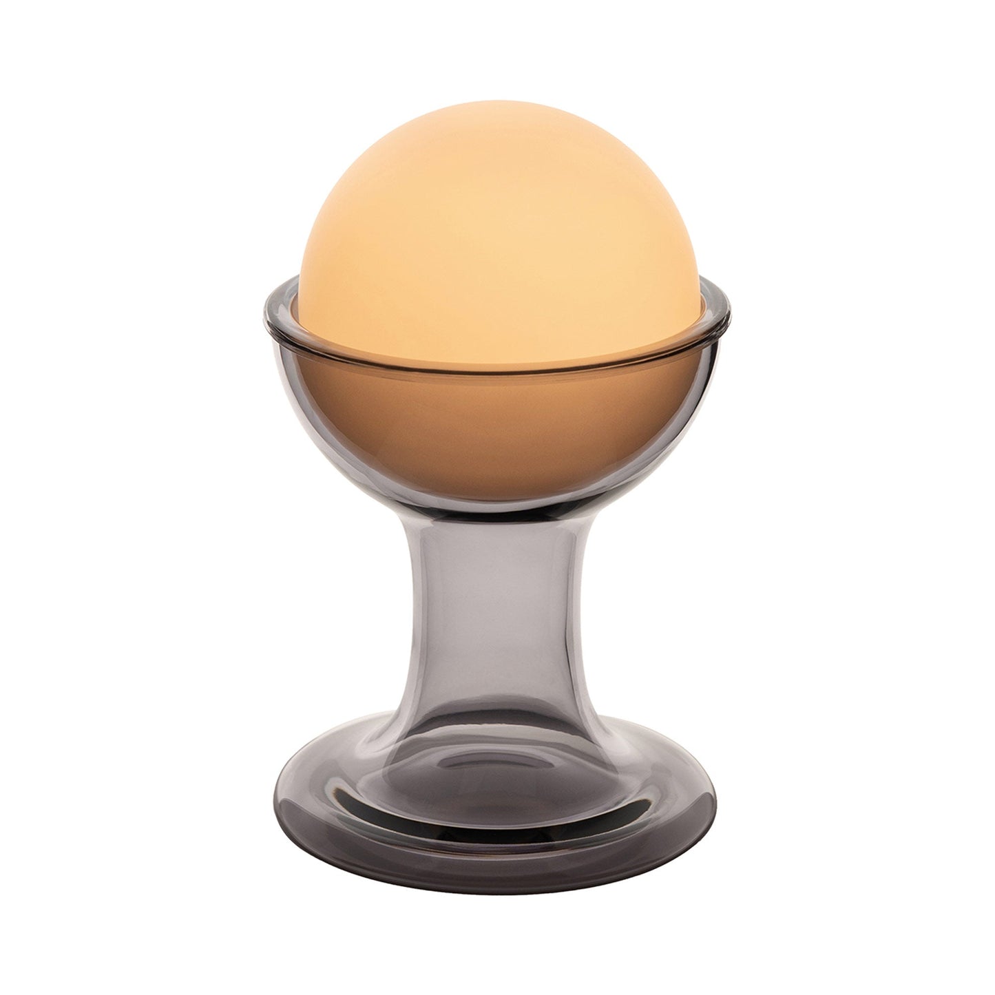 Gelato Rechargeable LED Table Lamp in Smoke.