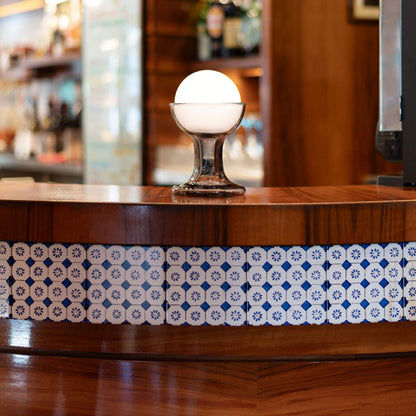 Gelato Rechargeable LED Table Lamp in restaurant.